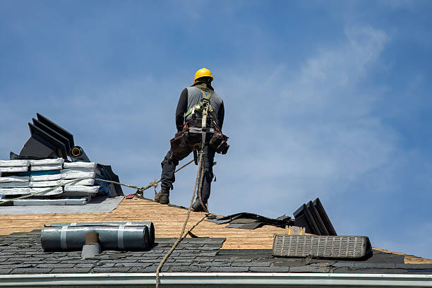 Professional Roofing technician working in Douglas, AL